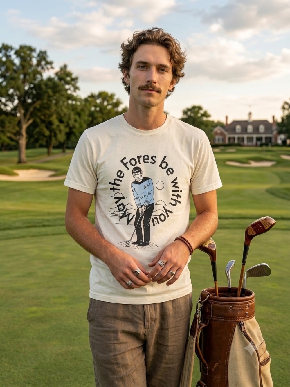Short-Sleeve Golf Star Trek Graphic Tee